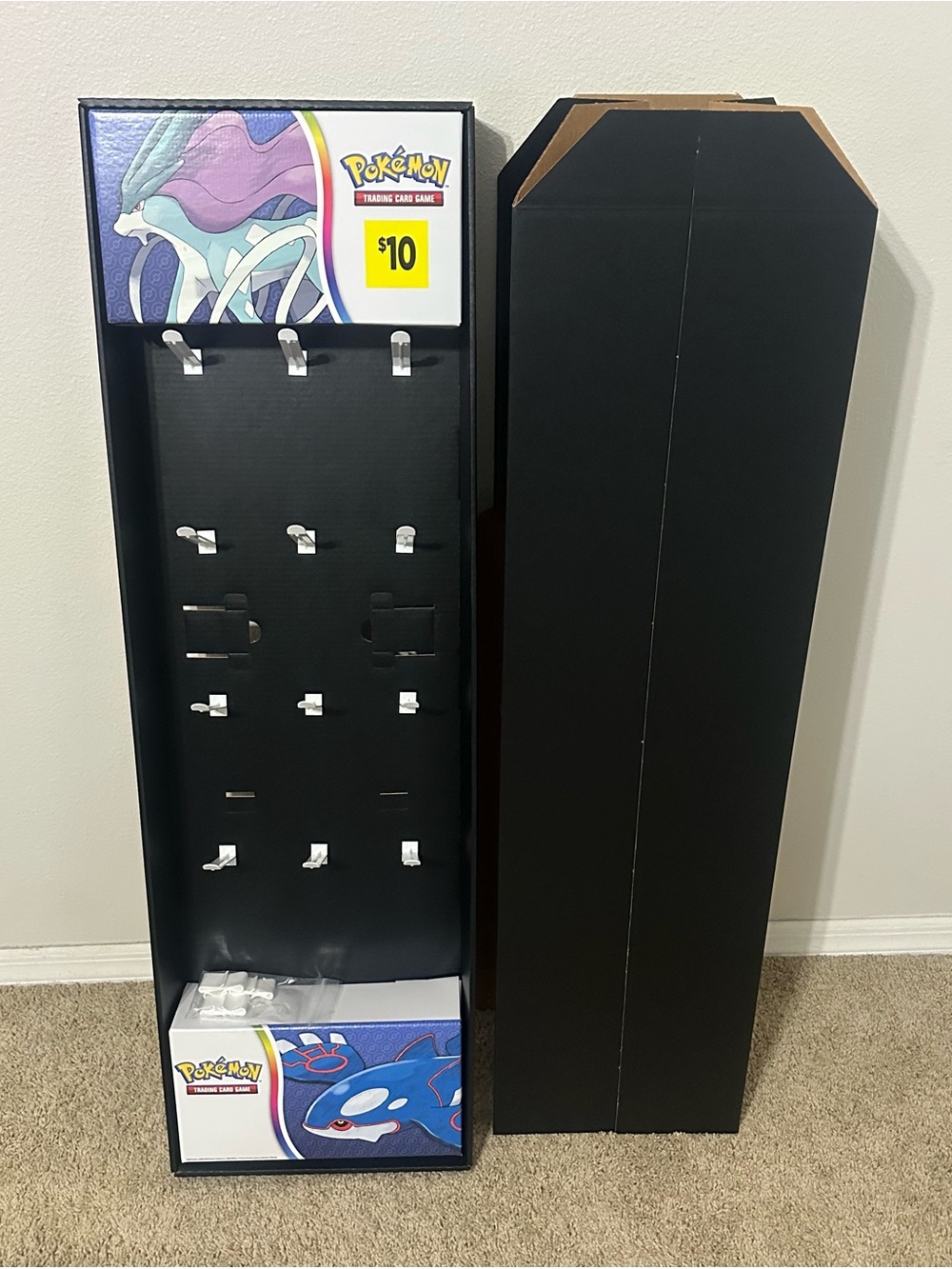 Pokemon Knock Out Display Stand Retail Store Display Black Multi Color Graphics